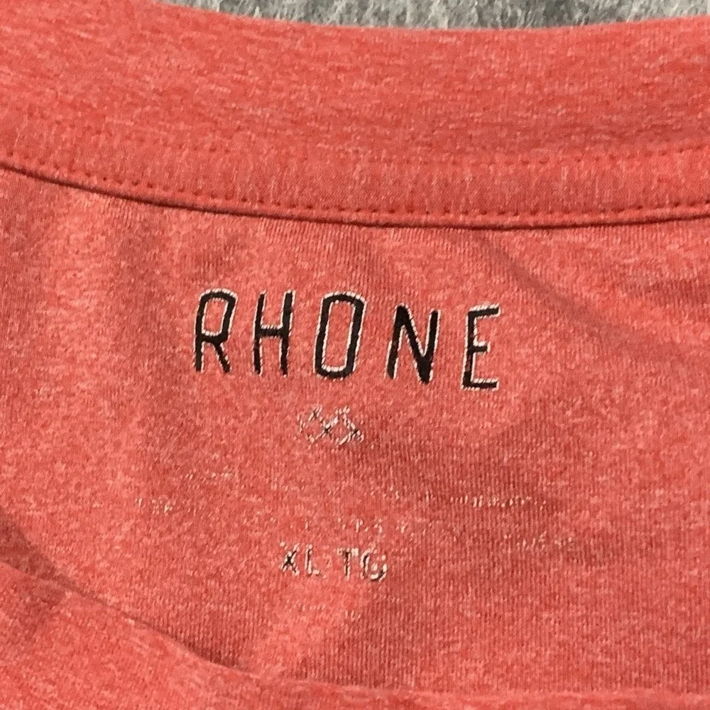 Lot of 2 - RHONE Men's Reign Short Sleeve Shirts Athleisure Comfort Red Blue XL - Picture 8 of 16
